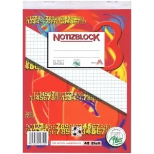 Notizblock kariert