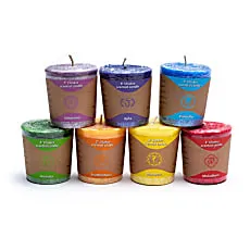 Chakrakerzen 7 stk