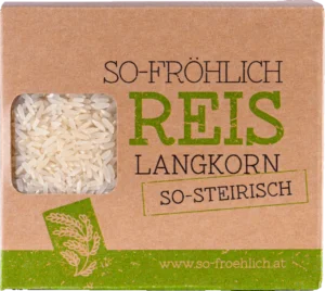 Langkornreis so fröhlich Reis