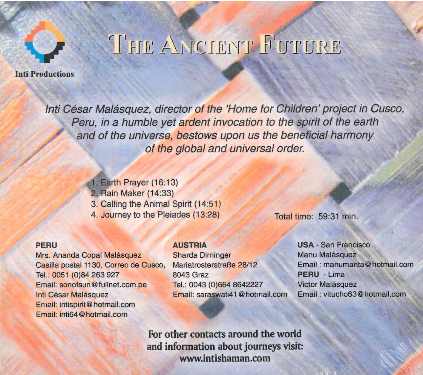 Inti Cesar Malasquez and Philip Martin - The Ancient Future - MP3 Download – Bild 2